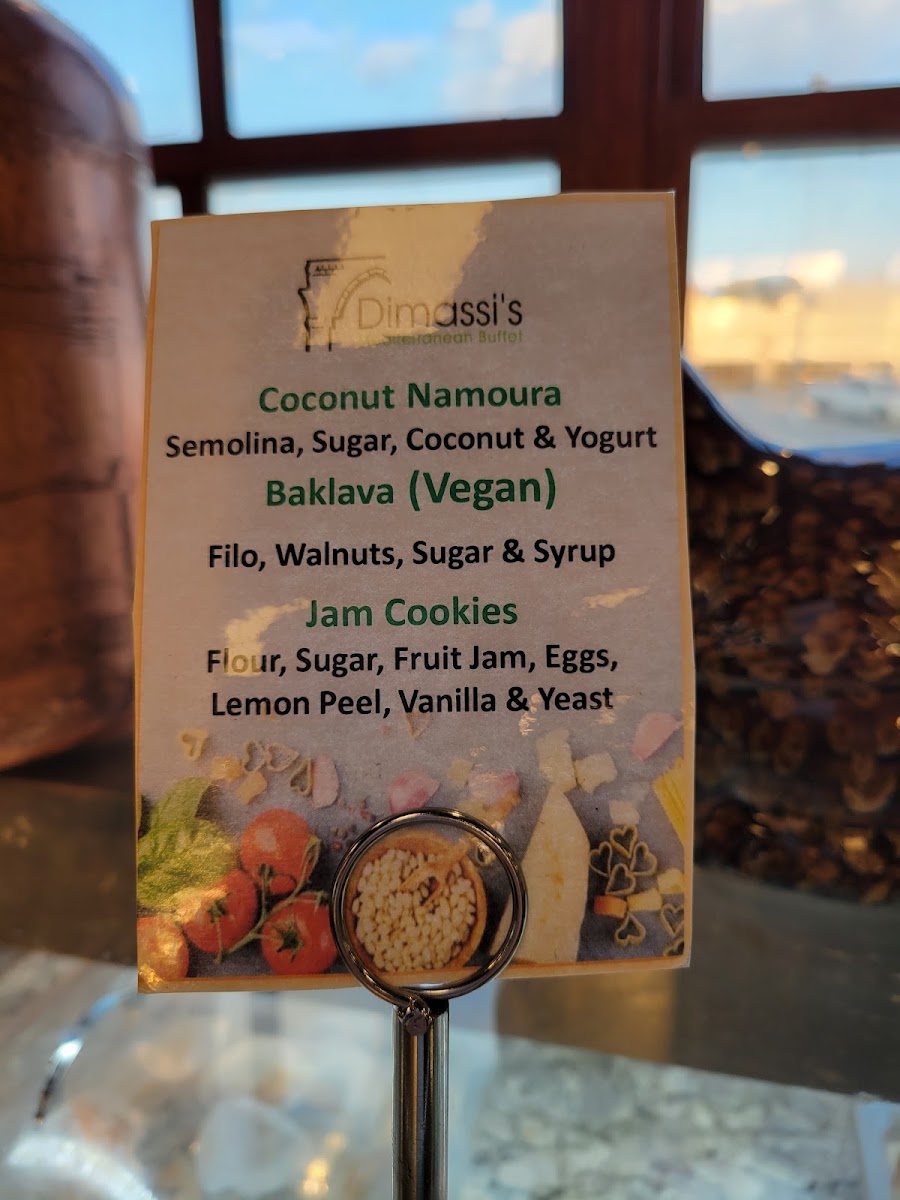 Menu Dimassi's Mediterranean Buffet-2