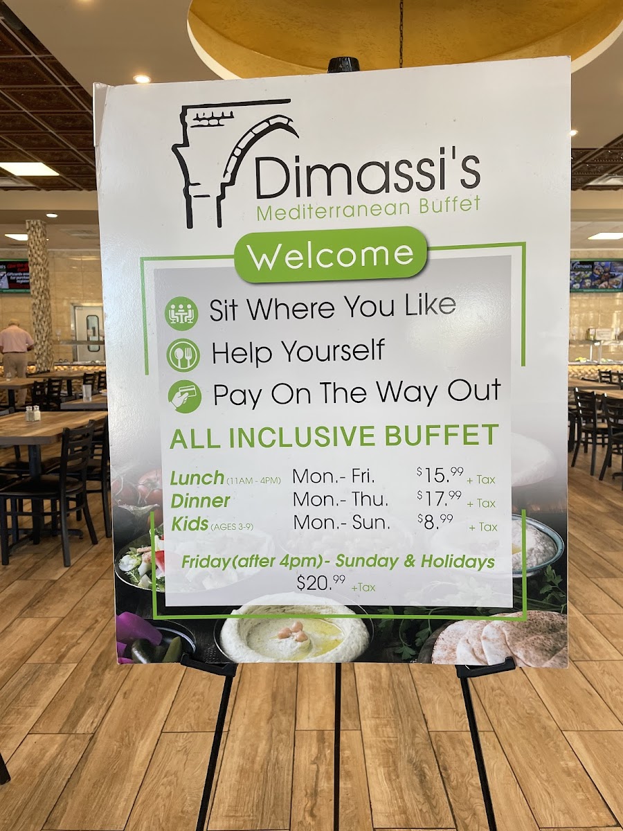 Menu Dimassi's Mediterranean Buffet-3