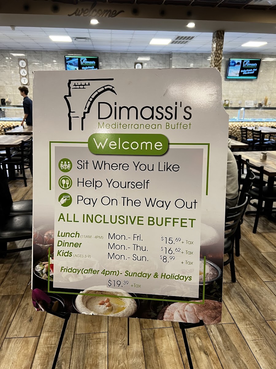 Menu Dimassi's Mediterranean Buffet-4